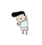 癒しのリーゼントくん（個別スタンプ：5）