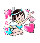 ポールアクロバットダンサー めりこ（個別スタンプ：16）