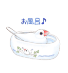 虚弱文鳥ー虚弱さんのための文鳥スタンプー（個別スタンプ：13）