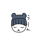 ぼうしくま（個別スタンプ：7）