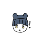 ぼうしくま（個別スタンプ：8）