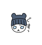 ぼうしくま（個別スタンプ：24）