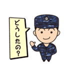 海上自衛官用（男性海士）日常パック 2（個別スタンプ：10）
