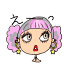 お洒落女子友 Funny faces♡（個別スタンプ：11）