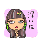 お洒落女子友 Funny faces♡（個別スタンプ：12）