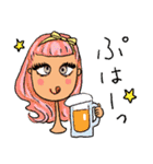 お洒落女子友 Funny faces♡（個別スタンプ：32）