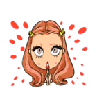 お洒落女子友 Funny faces♡（個別スタンプ：35）