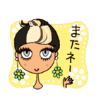 お洒落女子友 Funny faces♡（個別スタンプ：36）