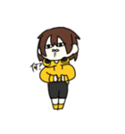 可愛らしいまめちゃん（個別スタンプ：3）