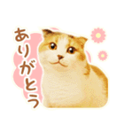 三毛猫ふうちゃん 心なごむ日常会話（個別スタンプ：1）