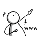 ノートの端の落書きくん（個別スタンプ：1）