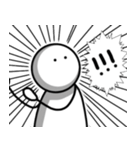 ノートの端の落書きくん（個別スタンプ：3）