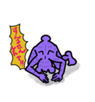 むらさきクマのプンプ（個別スタンプ：15）