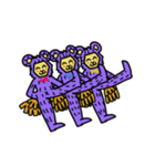むらさきクマのプンプ（個別スタンプ：16）
