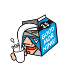 ミルクパックマン（個別スタンプ：3）