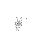 やらかしたうさぎ（個別スタンプ：3）