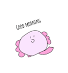 ウーパールーパーの思い（個別スタンプ：1）