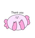 ウーパールーパーの思い（個別スタンプ：7）
