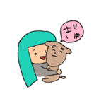 オカッパちゃんとロングちゃん（個別スタンプ：13）