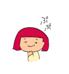 オカッパちゃんとロングちゃん（個別スタンプ：14）