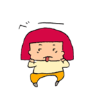 オカッパちゃんとロングちゃん（個別スタンプ：16）