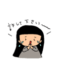 オカッパちゃんとロングちゃん（個別スタンプ：23）