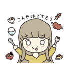 シンプルなほんわかおんなのこ 2（個別スタンプ：8）