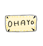 看板ローマ字（個別スタンプ：1）