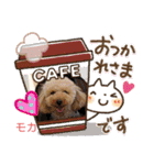 トイプードルのモカちゃんでぇーす②（個別スタンプ：7）
