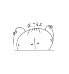 ポーカーフェイスの女の子（個別スタンプ：36）