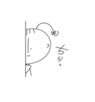 ポーカーフェイスの女の子（個別スタンプ：40）