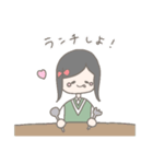 ゆるかわいい女の子の日常会話スタンプ（個別スタンプ：3）