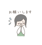 ゆるかわいい女の子の日常会話スタンプ（個別スタンプ：20）