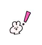 うさぎだよ。ゆるく生きよう。（個別スタンプ：1）