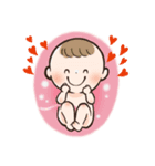 妊婦スタンプ【ママとベビーとうさぎさん】（個別スタンプ：32）