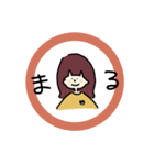 おんなのこと小さなくま（個別スタンプ：21）