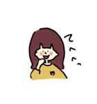おんなのこと小さなくま（個別スタンプ：31）