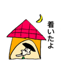 シュールな男のなにげない日常（個別スタンプ：10）