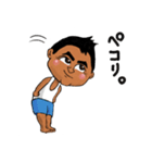 裸足のヨシ（個別スタンプ：3）