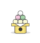 三色だんごくん（個別スタンプ：16）