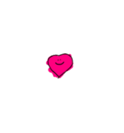 colorful big heart（個別スタンプ：8）