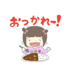 原宿系NEOチャイルド♡マカロンちゃん（個別スタンプ：3）