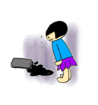 すみの子ちゃんの筆文字（個別スタンプ：37）