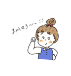 おてんばおだんごガール（個別スタンプ：16）