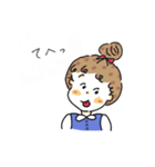 おてんばおだんごガール（個別スタンプ：17）