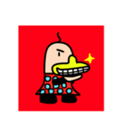 オムカデと友達（個別スタンプ：1）
