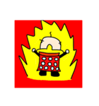 オムカデと友達（個別スタンプ：2）