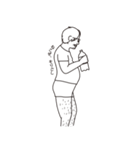 眼鏡のおじさん（個別スタンプ：14）