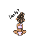 日焼けgirl 03（個別スタンプ：6）