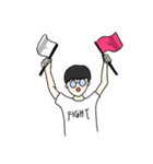 まるメガネ まるた 敬語（個別スタンプ：17）